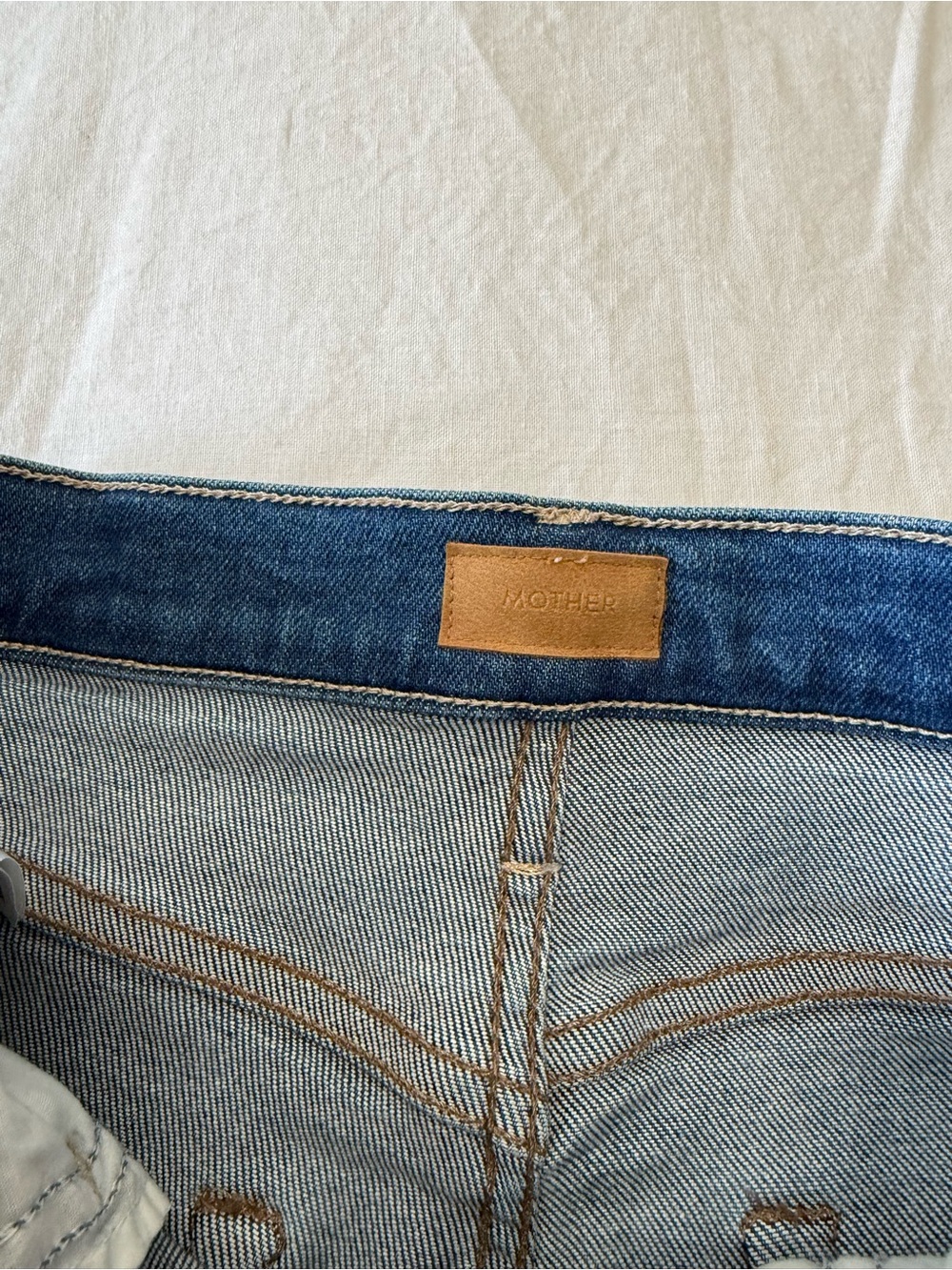 Mother | SZ 28 | The Rambler Zip Flood High Rise Blue Jeans Nip it in the Bud - Picture 3 of 11